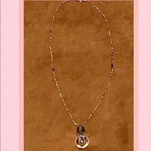 Light bulb wire wrap necklace
